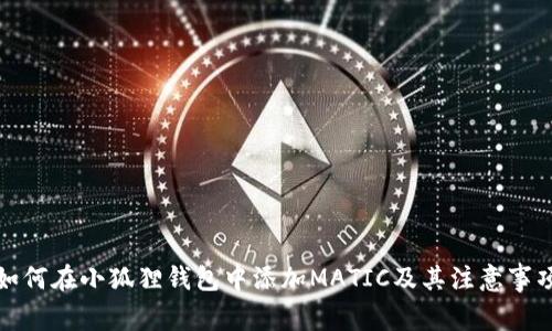 如何在小狐狸钱包中添加MATIC及其注意事项